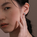 晴心。 Topaz | 托帕石 | 925純銀耳環_1