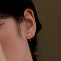日常漫步。925純銀耳環_3