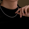 懸光漫舞。925純銀鎖骨鍊_2