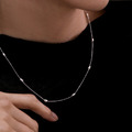 午後光雨。925純銀鎖骨鍊_2