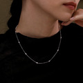 午後光雨。925純銀鎖骨鍊_4