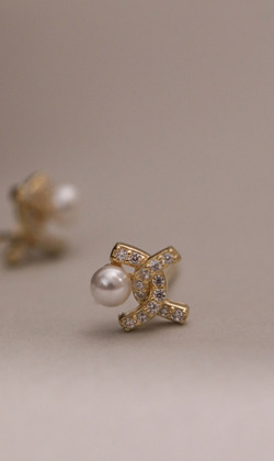 映之語。925純銀耳環(可改夾式耳環)