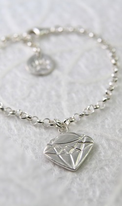 免費刻字【妳最珍貴】鑽石手鍊 / 純銀手鍊 / Sterling Silver Bracelet / Diamond