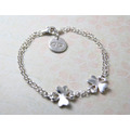 免費刻字【雙倍幸運】幸運草手鍊 / 純銀手鍊 / Sterling Silver Bracelet / Four-Leaved Clover_2
