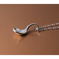 免費刻字【銀湯匙】彌月禮 / 銀湯匙吊飾 / 純銀吊飾 / Sterling Silver Charm / Silver Spoon