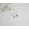 免費改夾式【浪漫紫晶】999純銀耳針/輕耳飾/輕珠寶/紫水晶/簡約設計/原創_1
