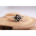 【愛的呢喃】玫瑰戒指 / 純銀戒指 / 麻花戒指 / Sterling Silver Ring / Rose