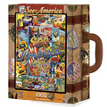 拼圖｜1000片｜發現美國 Puzzle 1000 See America（MPPC）Suitcase
