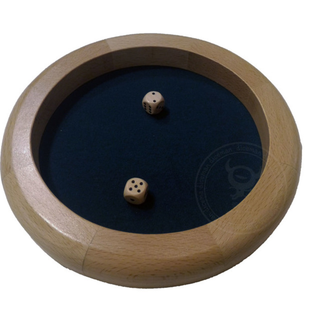 骰盤｜木質｜圓形骰盤 Dice Tray：Round