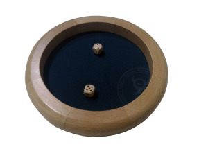 骰盤｜木質｜圓形骰盤 Dice Tray：Round