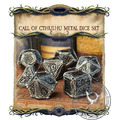 Q-Workshop｜克蘇魯 Call of Cthulhu｜7入套骰｜金屬 Metal｜TRPG