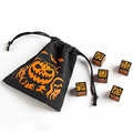 Halloween 萬聖節(黑底橘)D6+袋