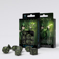 Q-Workshop｜精靈 Elvish｜7入套骰｜夜光Glow Dark｜TRPG_1