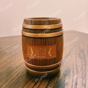 骰盅｜MOB 酒桶造型（黑手黨｜紐約對決 MOB : Big Apple原廠配件）