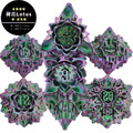 荷花 Lotus｜7入套骰｜金屬 Metal｜TRPG_5