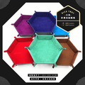 骰盤｜六角折疊扣釦骰盤 Dice Tray Hexagon