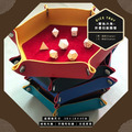 骰盤｜雙色六角折疊扣釦不織骰盤 Dice Tray Hexagon_1