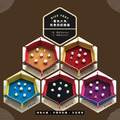 骰盤｜雙色六角折疊扣釦不織骰盤 Dice Tray Hexagon_2