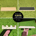 木頭牌架｜三排斜口｜25公分 Wooden stand 250 mm