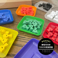 DOKKOI ｜日本製造｜彈性可凹折TOKEN收納軟盤｜6入組 Flaxible Token Tray Set