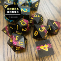 鋒利黑寶石系列 Gem Razor Edge ｜7入套骰｜TRPG_1
