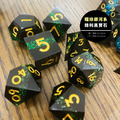 鋒利黑寶石系列 Gem Razor Edge ｜7入套骰｜TRPG_3