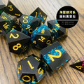 鋒利黑寶石系列 Gem Razor Edge ｜7入套骰｜TRPG_5