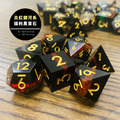 鋒利黑寶石系列 Gem Razor Edge ｜7入套骰｜TRPG_4