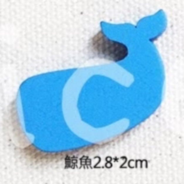 鯨魚2.8*2cm