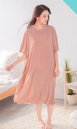 優雅美人舒適睡衣洋裝(3件組)