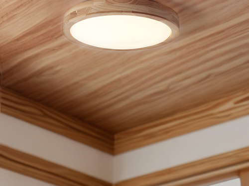 大正復古洋風 北美橡木吸頂燈 原木 職人手作 色溫三段切換 330LC