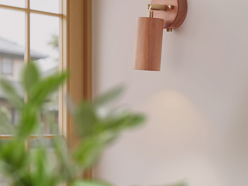 大正復古洋風 北美櫻桃木壁燈 原木手作 色溫三段切換 442LW