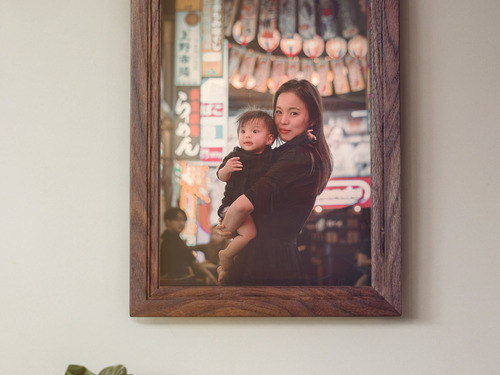 日和法式裝飾原木相框/黑胡桃/櫸木/971NF 掛式