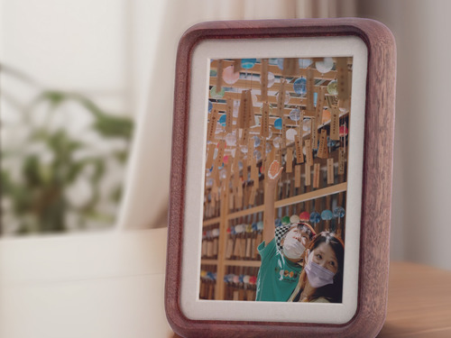 日和纖細大圓角原木相框 黑胡桃 976NF