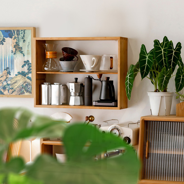 大正唯美 原木置物架 掛牆 桌上 北美櫻桃木黑胡桃 職人手作 375NS 訂製 歡迎查詢