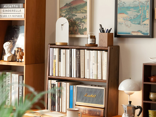 大正唯美 原木置物架書架 北美櫻桃木黑胡桃 桌上 職人手作 378NS 歡迎查詢