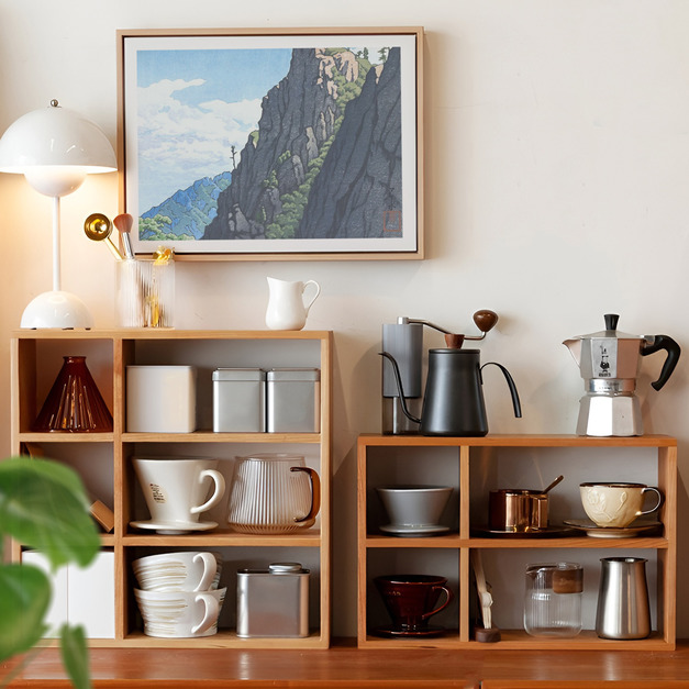 大正唯美 原木 桌上置物架 北美櫻桃木黑胡桃 職人手作 384NS 訂製 歡迎查詢