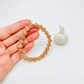 溫暖療癒 充滿魅力橙月光 天然礦石水晶 手串 8mm_2