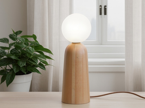 大正復古洋風 北美梣木桌燈 原木 職人手作 083LT