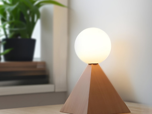 大正復古洋風 北美梣木桌燈 原木 職人手作 086LT