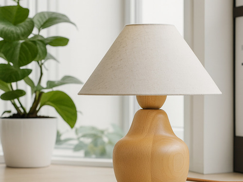 大正復古洋風 北美梣木桌燈 原木 職人手作 098LT