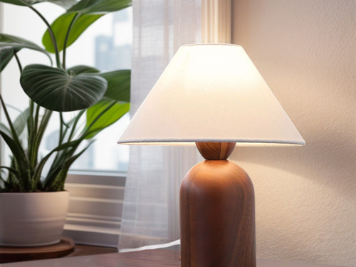 大正復古洋風 北美黑胡桃木桌燈 原木 職人手作 095LT