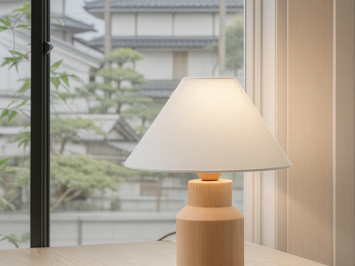 大正復古洋風 北美梣木桌燈 原木 職人手作 105LT