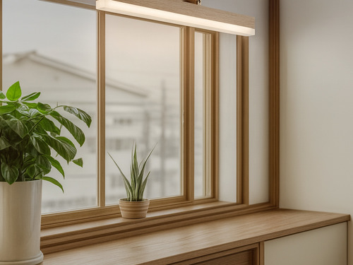 大正復古洋風 北美梣木壁燈(加長) 原木 職人手作 165LW