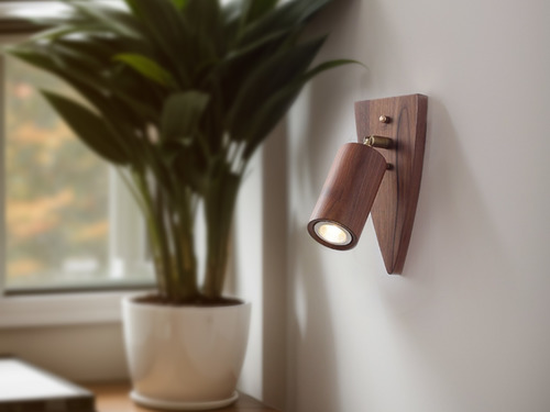 大正復古洋風 北美黑胡桃木壁燈 原木 職人手作 174LW