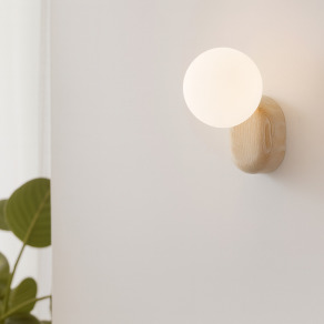 大正復古洋風 北美梣木壁燈 原木 職人手作 200LW