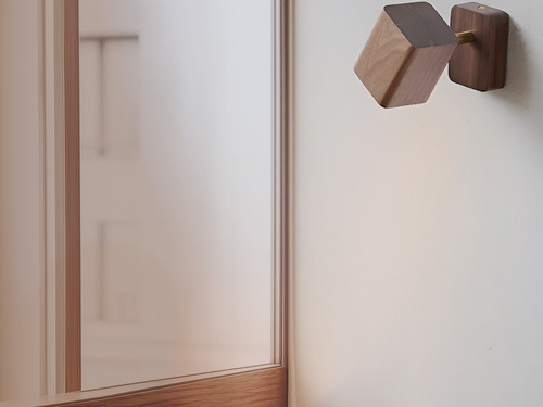 大正復古洋風 北美黑胡桃木壁燈 原木 職人手作 217LW