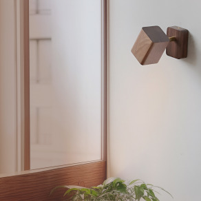 大正復古洋風 北美黑胡桃木壁燈 原木 職人手作 217LW