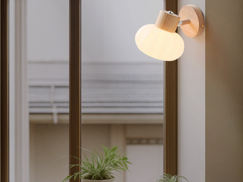 大正復古洋風 北美梣木壁燈 原木 職人手作 232LW