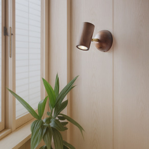 大正復古洋風 北美黑胡桃木壁燈 原木 職人手作 226LW